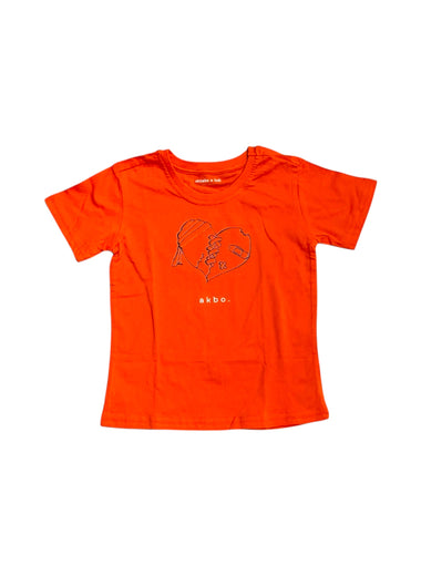 AKBO Patched heart kiddies wear
