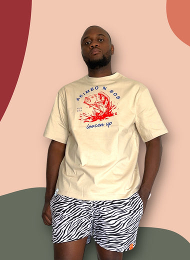 Akimbo n Bob Splash Loose Fit Tee