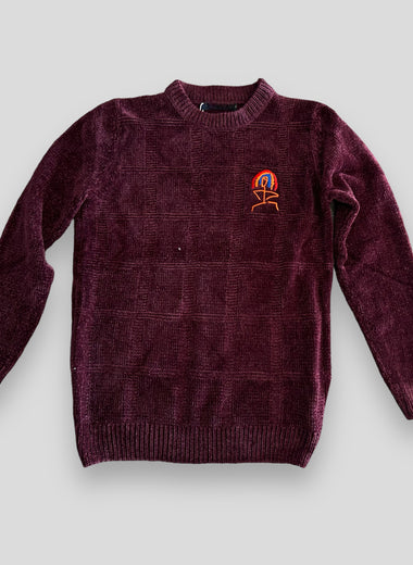 Akimbo n Bob Square Knit sweat shirt