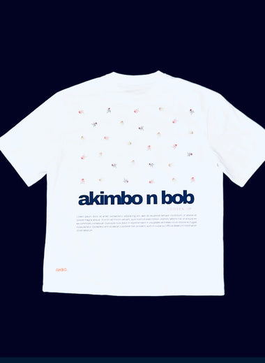 Chess Board Monogrammed Akimbo n Bob Loose Fit