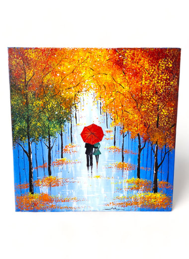 Flooded Pines Oil Painting