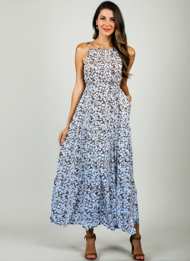 AKBO Scattered Grey Ashe BouBou Dress