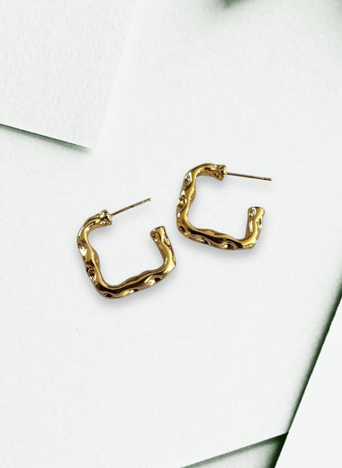 Semi Square Dimpled Jewelry