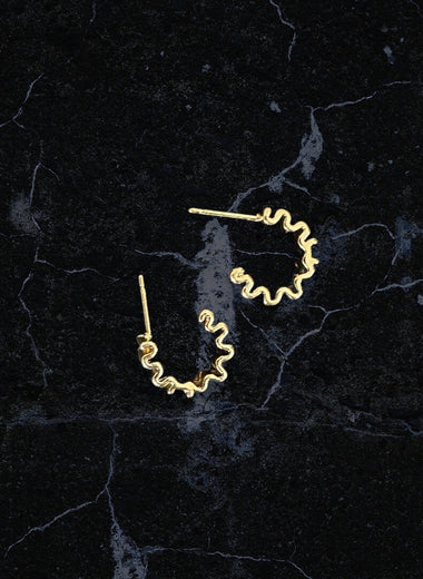 Waves Curl Earrings Jewelry