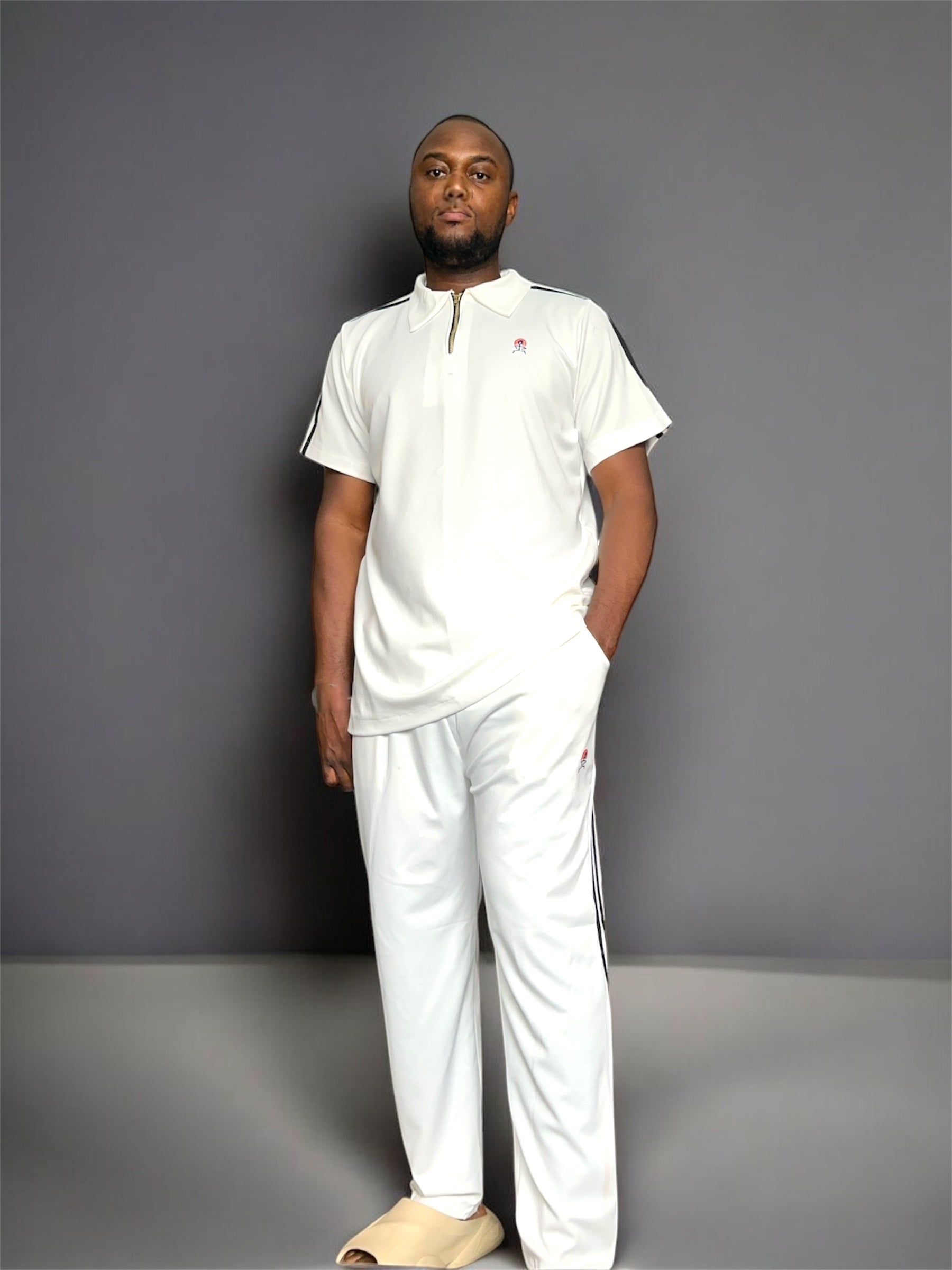 Akimbo n Bob Double Striped Men's zip up-3