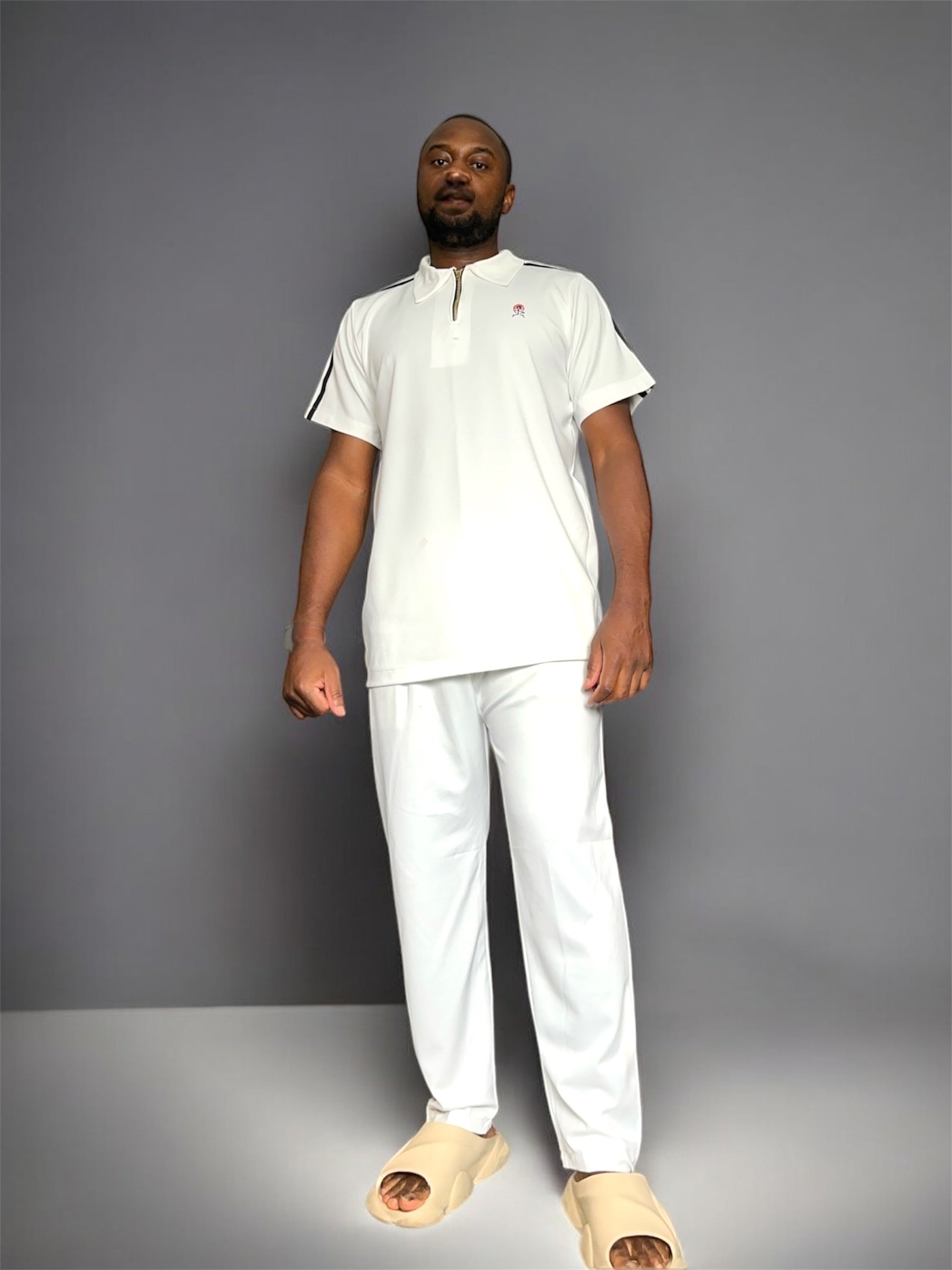 Akimbo n Bob Double Striped Men's zip up-5