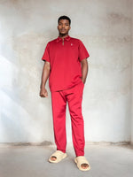 Akimbo n Bob Male's Baggy short sleeve zip up