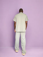 Akimbo n Bob Male's Baggy short sleeve zip up