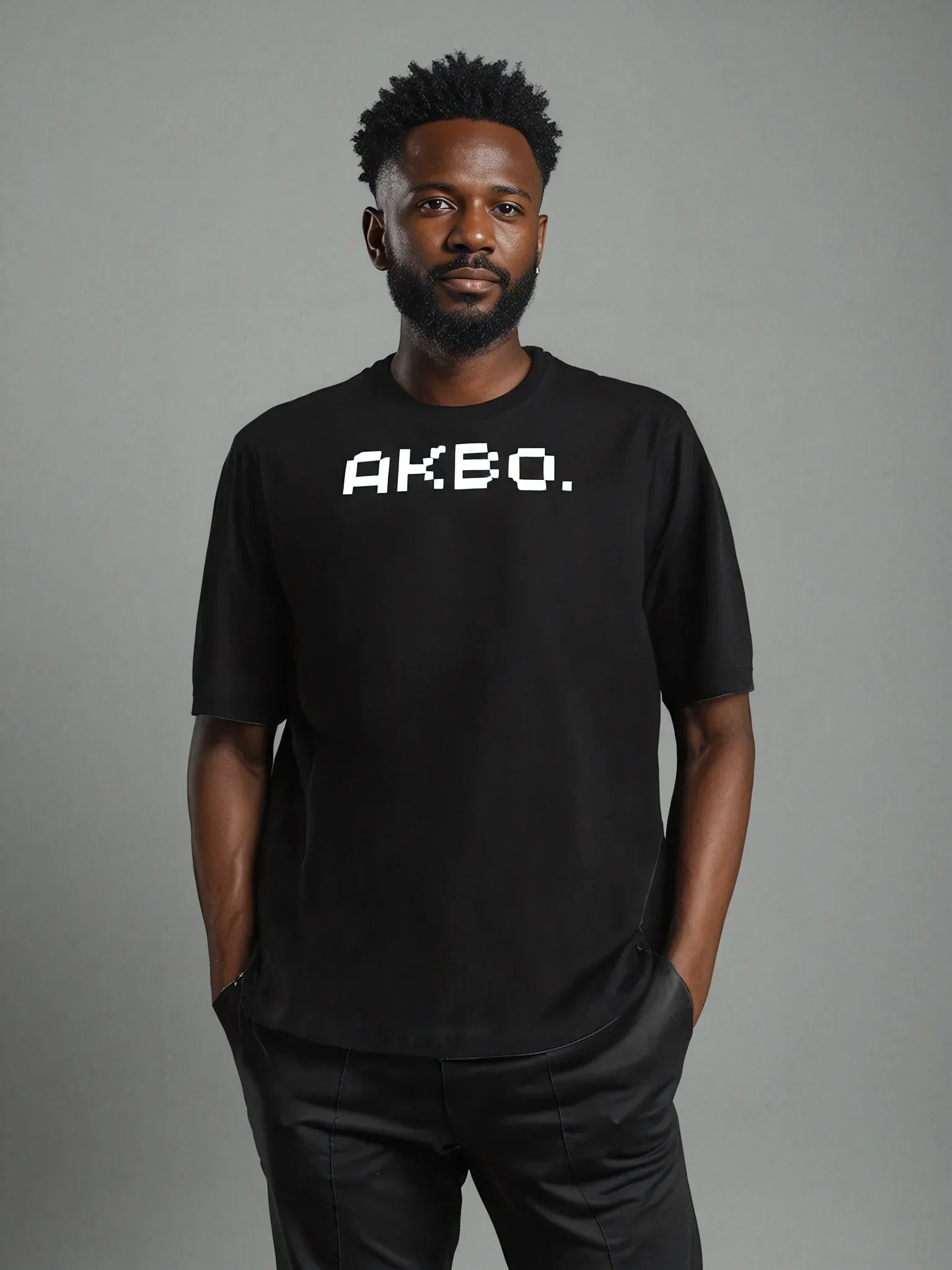 AKBO Men's Essential Loose Fit Tee