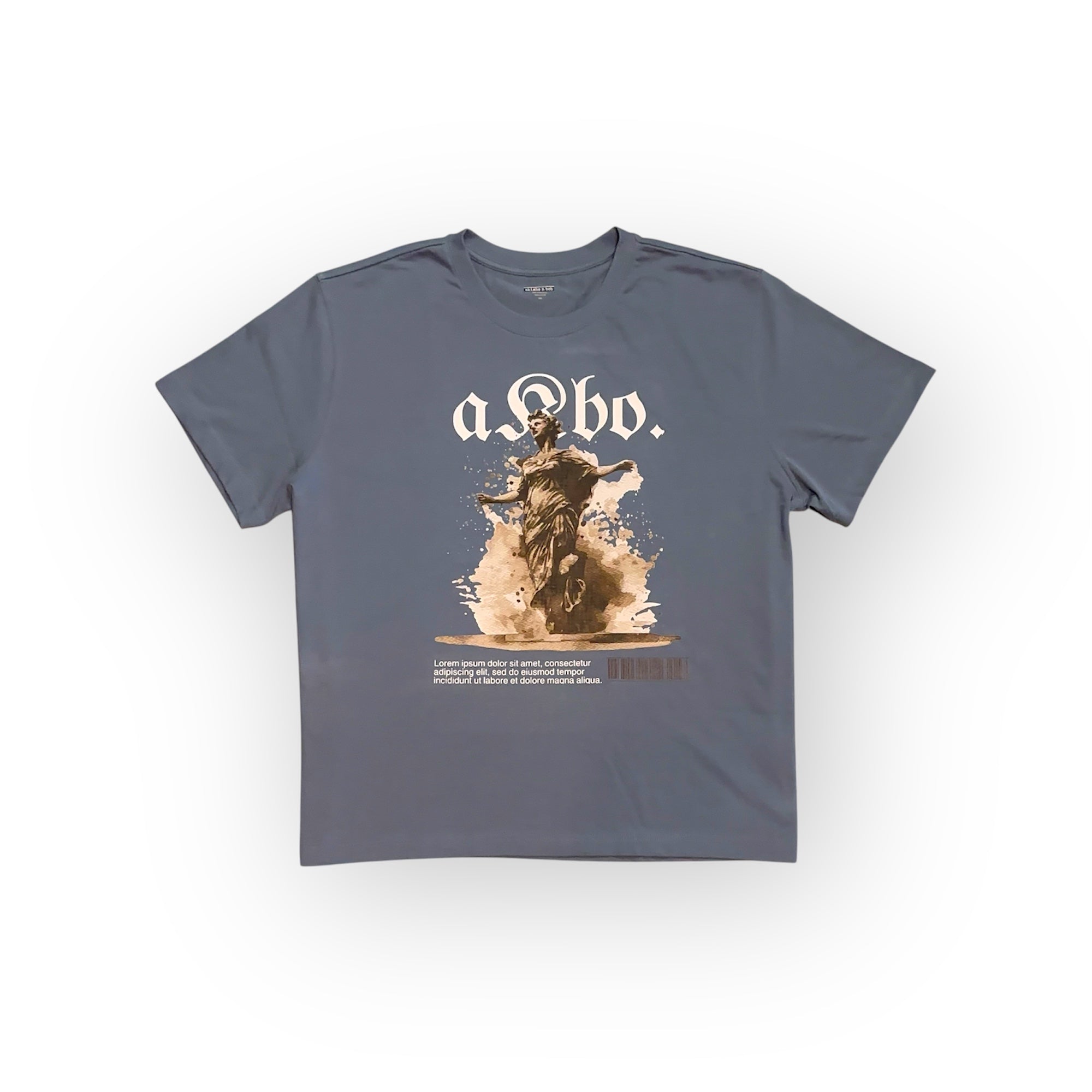 AKBO Men's Barcoded Loose Fit Tee-6