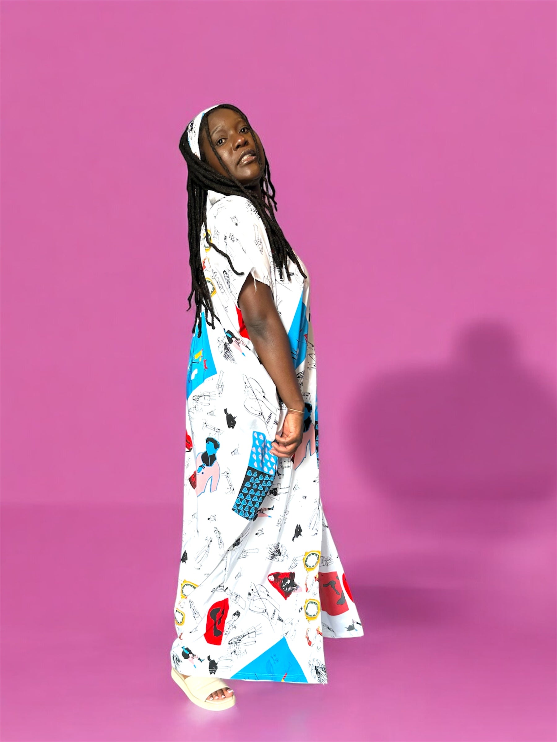Silk Garb Artistic AKBO BouBou Gown-5