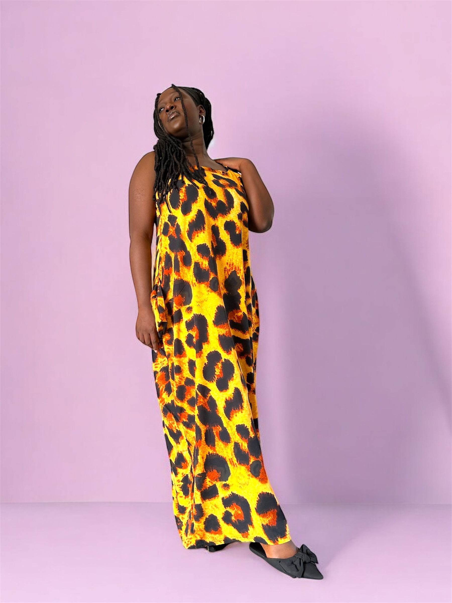 AKBO Garb Blk Oil Spots BouBou-5