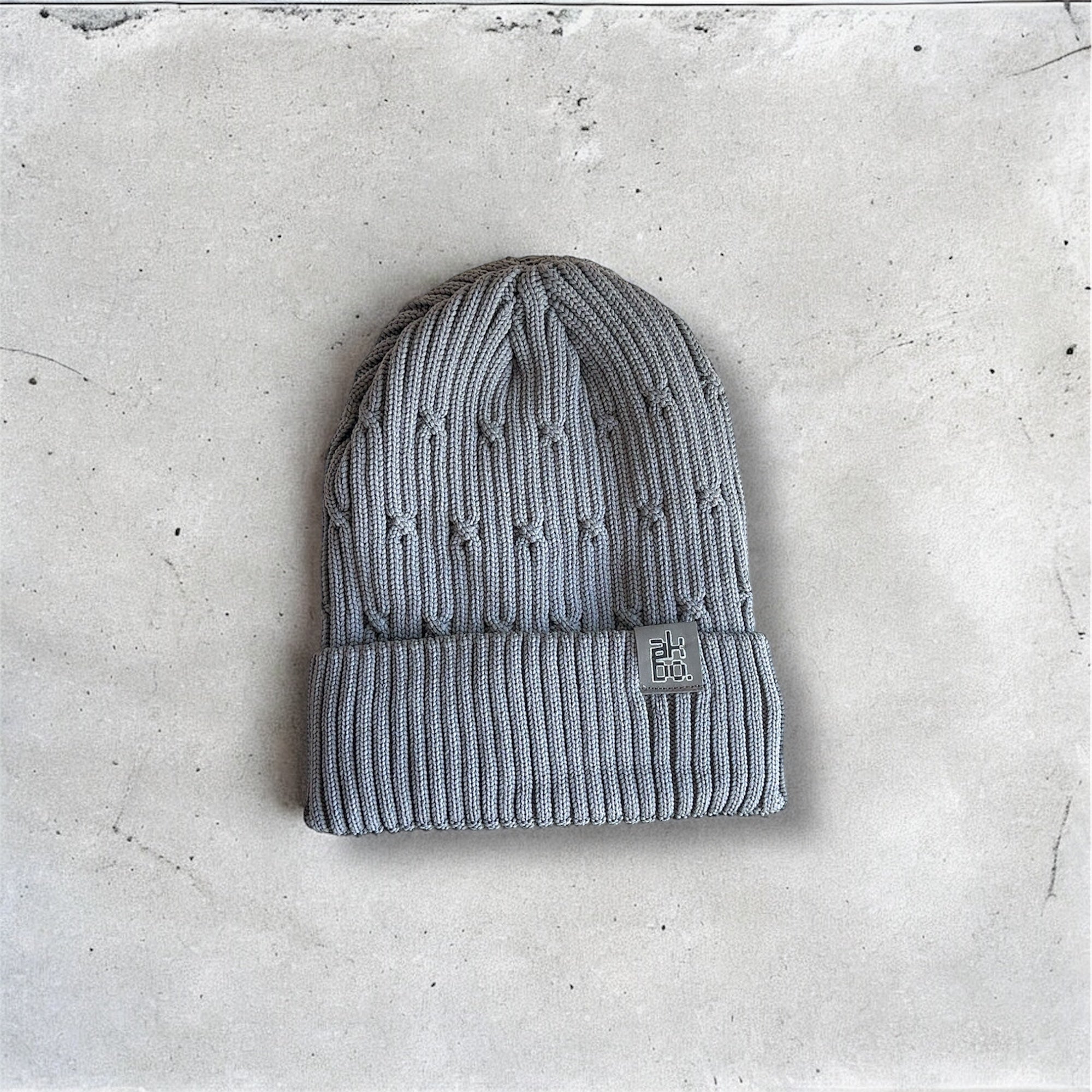 Akimbo n Bob Jacquard Knitted Beanie Chapeau-9