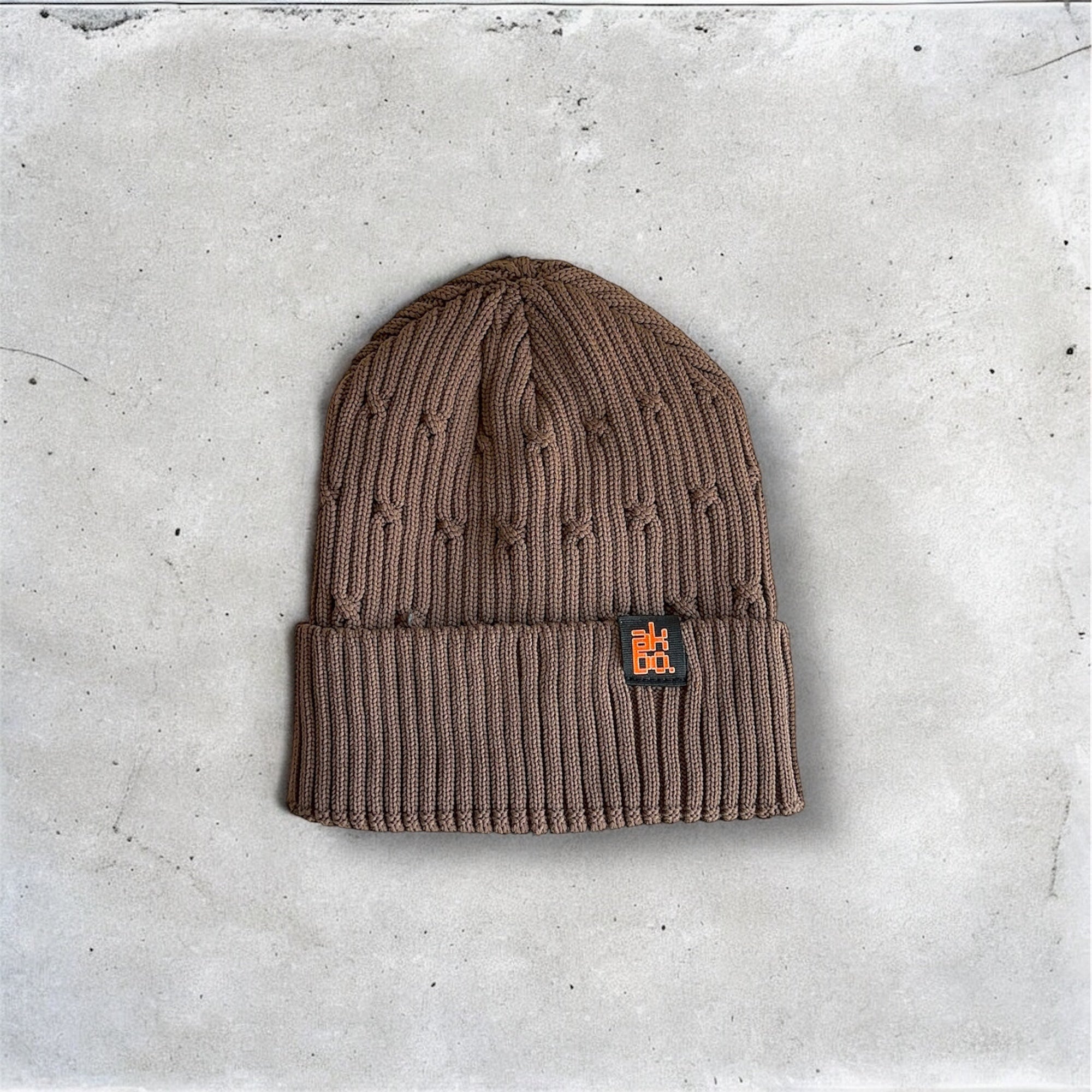 Akimbo n Bob Jacquard Knitted Beanie Chapeau-6