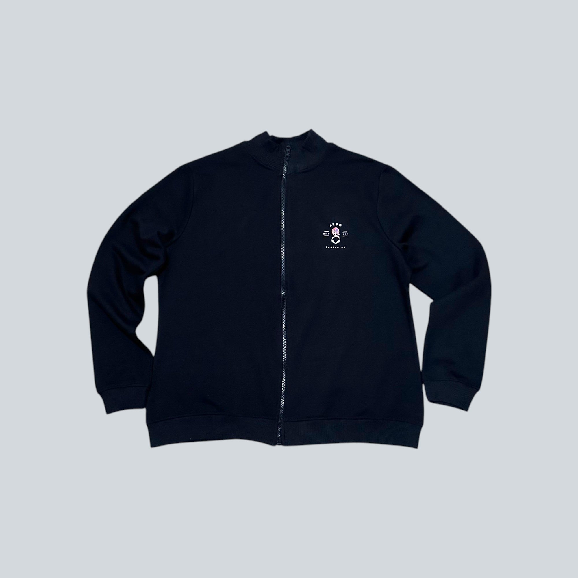 Gauzy zip up sweatshirt garb-3
