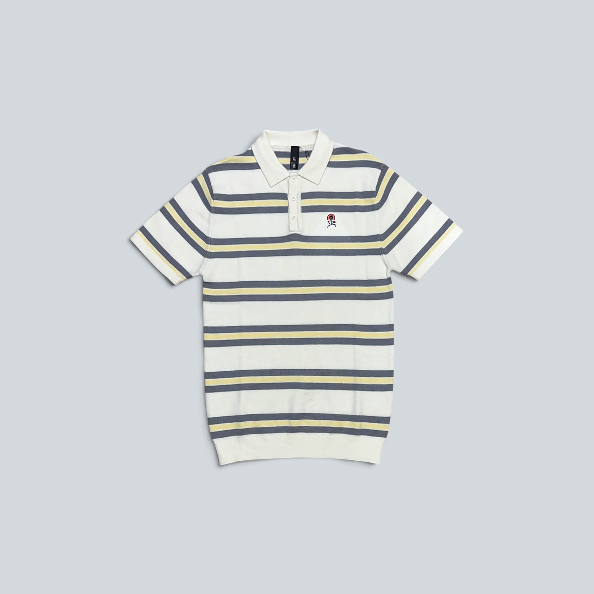 Akimbo n Bob Stripped Men's Polo Knit-2
