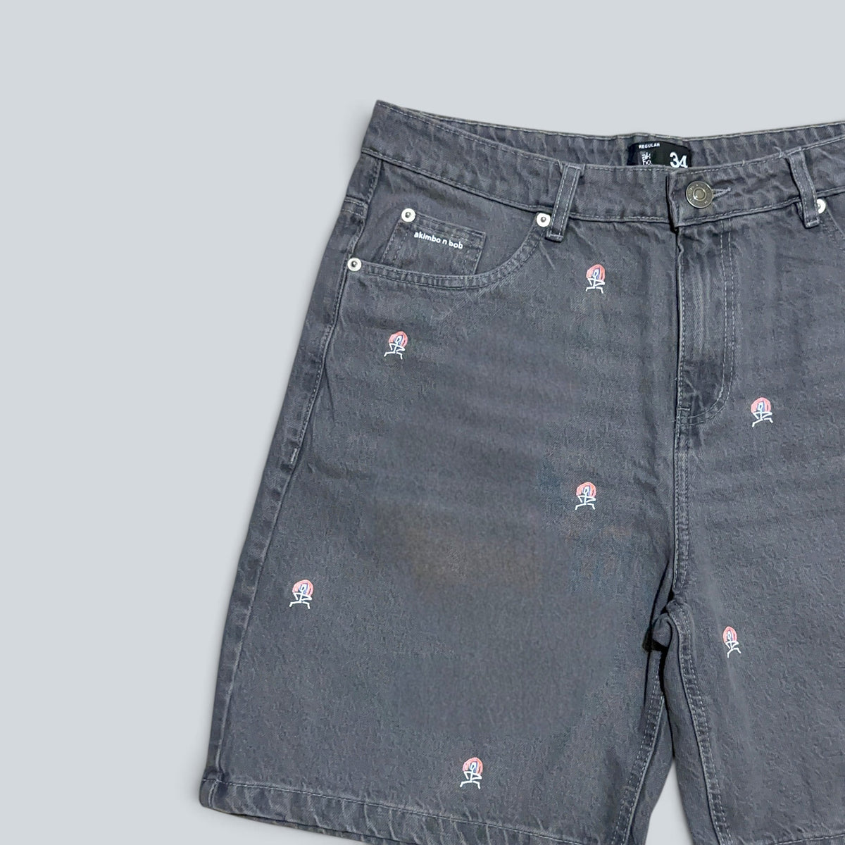 Akimbo n Bob Men's Denim Short Pants-5