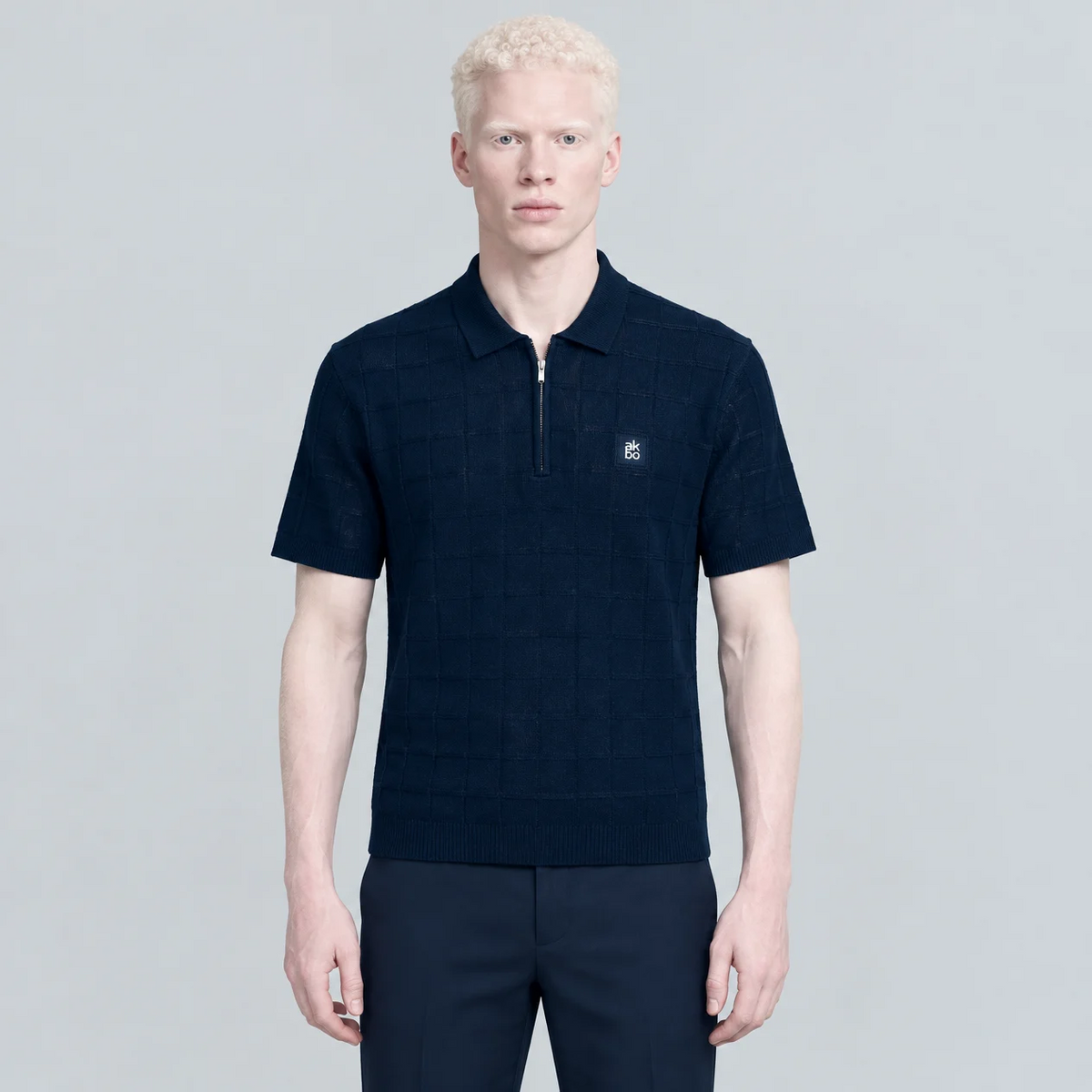 Akimbo n Bob Quater zipped Men's Knit-1