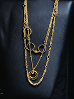 Evil Eye minimalist 3 Layer Jewelry