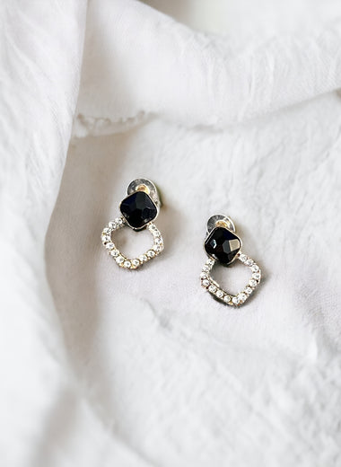 AKBO Black Rock Earrings Jewelry