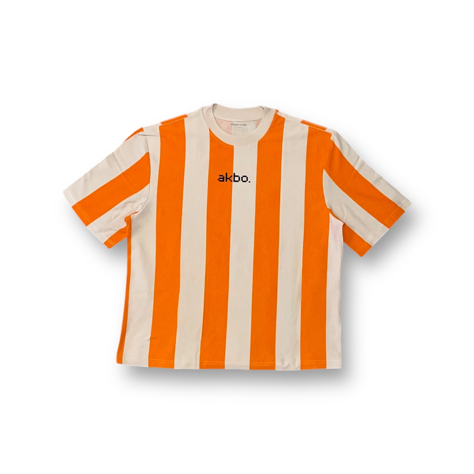 AKBO Men's Parallel Stripes Loose Fit Tee-4