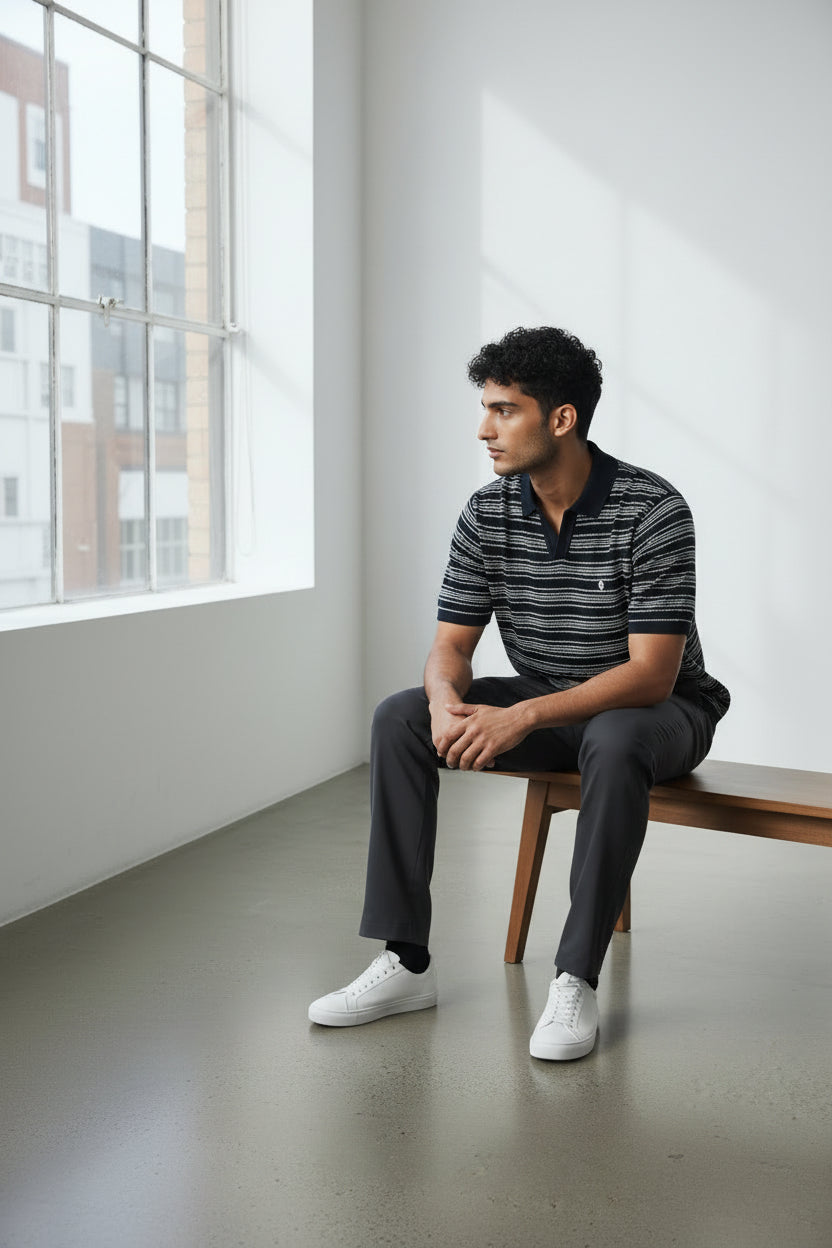 AKBO knitted Lush Men's Polo