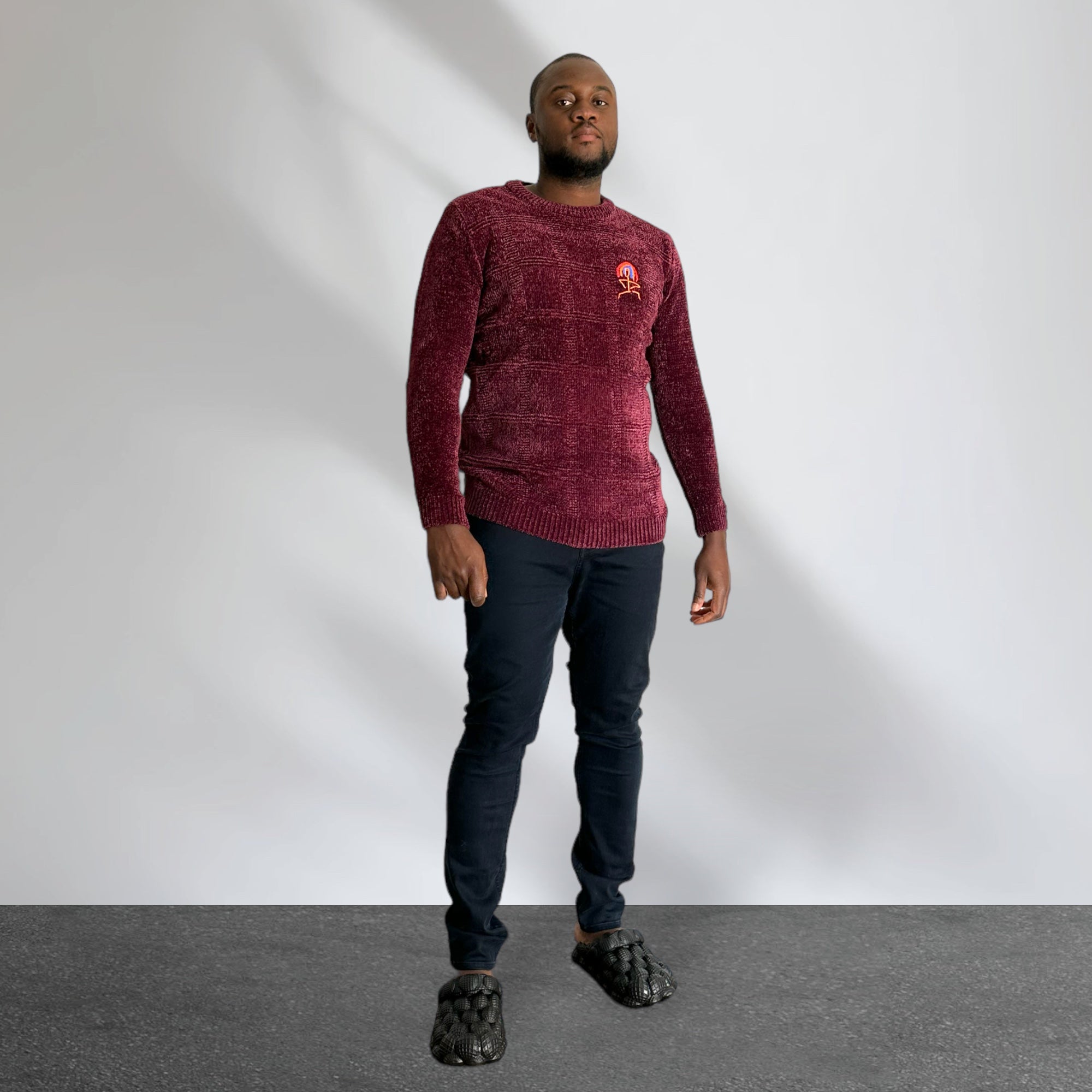 Akimbo n Bob Square Men's Knitted sweat shirt-3