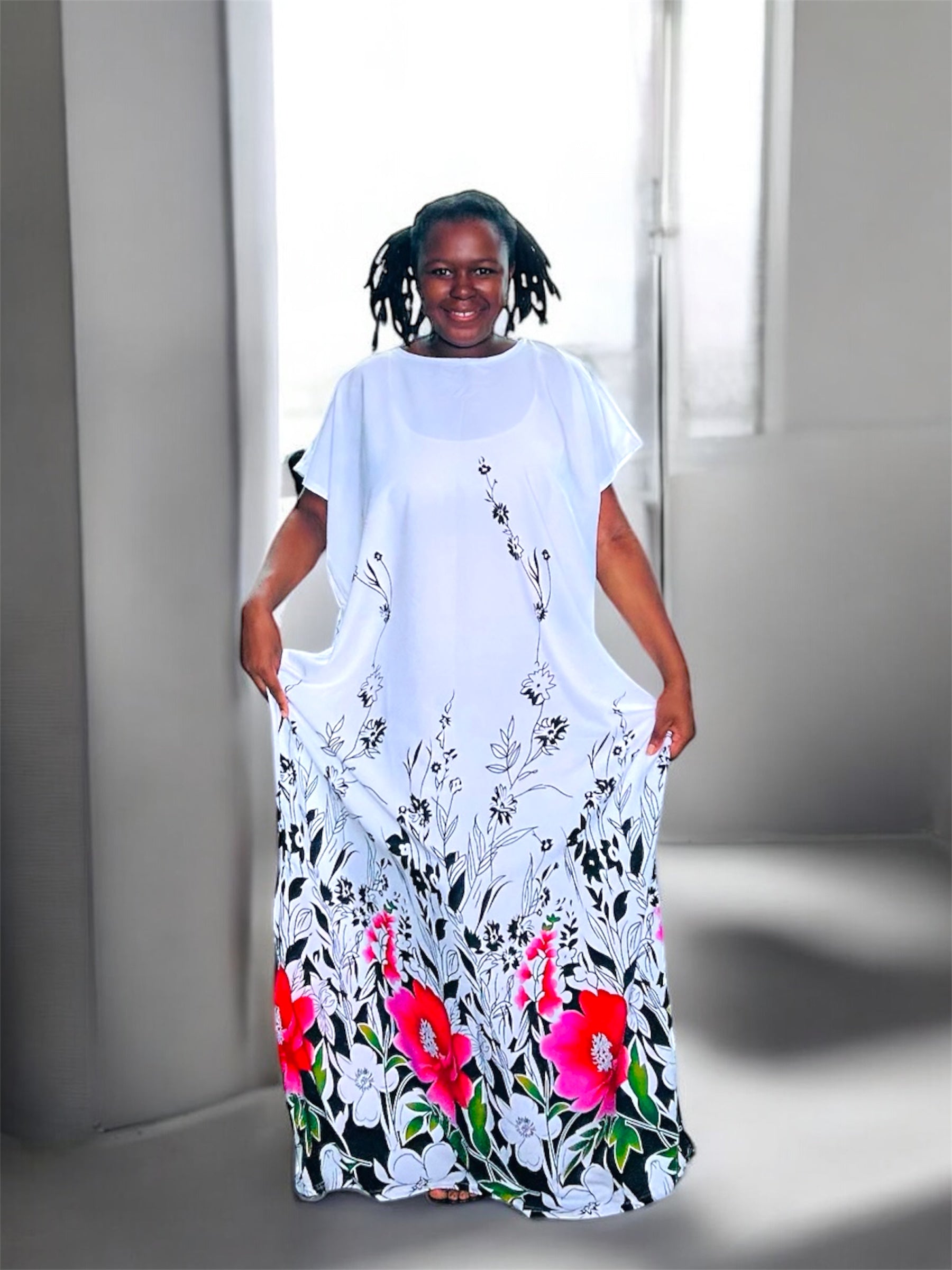 Akimbo n Bob Ascending Garb Petals BouBou Dress-4