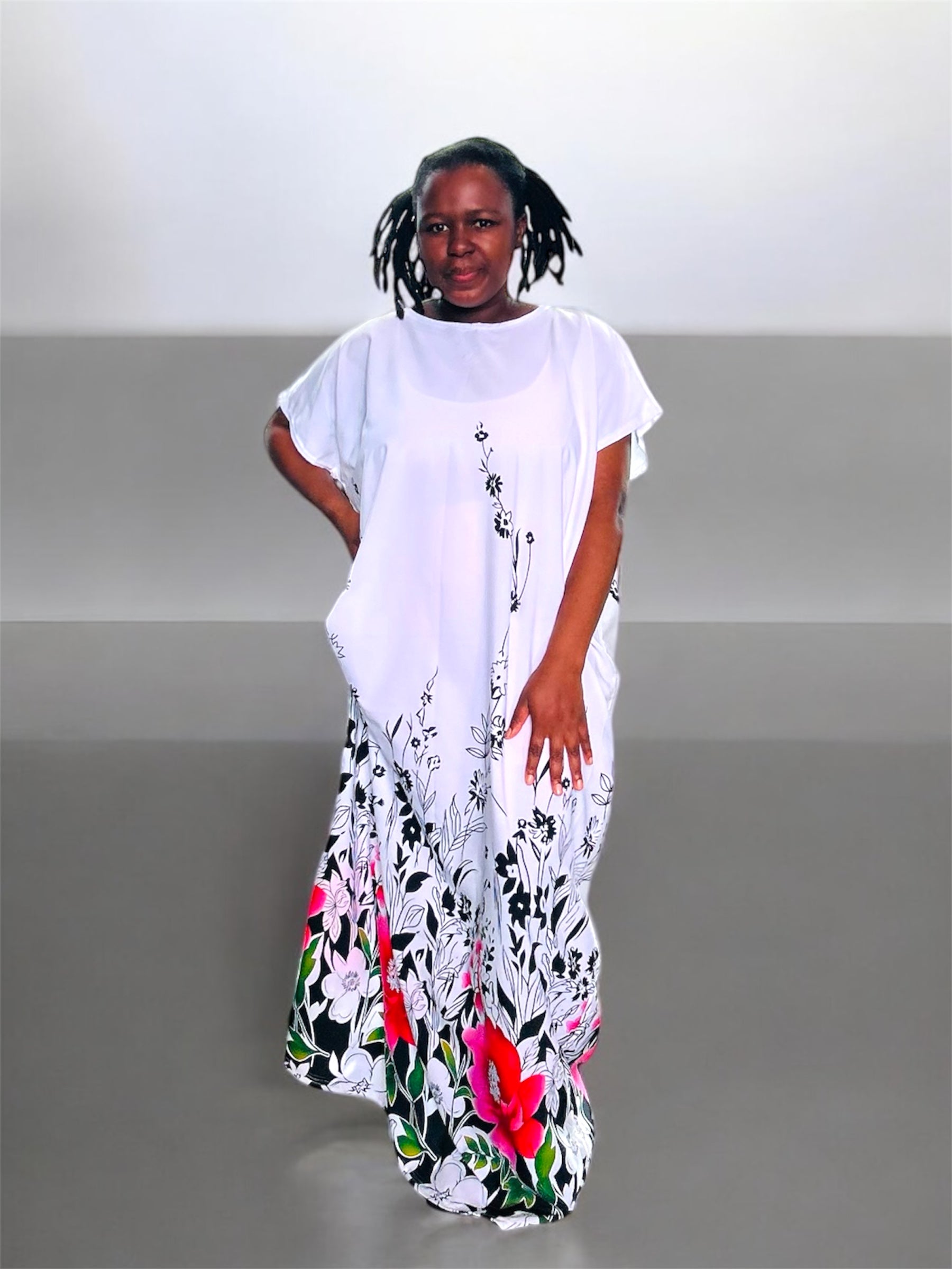 Akimbo n Bob Ascending Garb Petals BouBou Dress-5