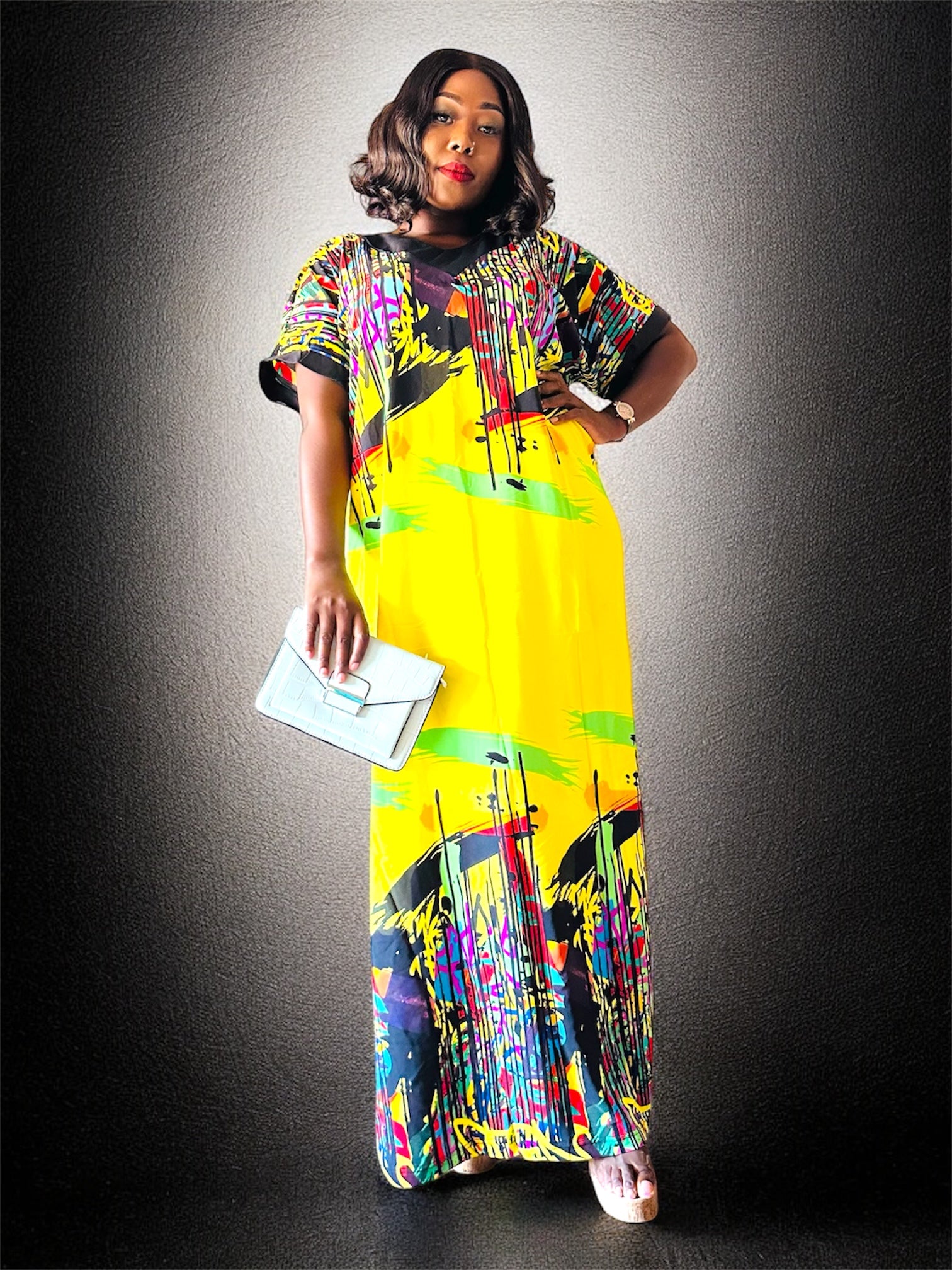 Akimbo n Bob Coruscating Boubou Garb-5