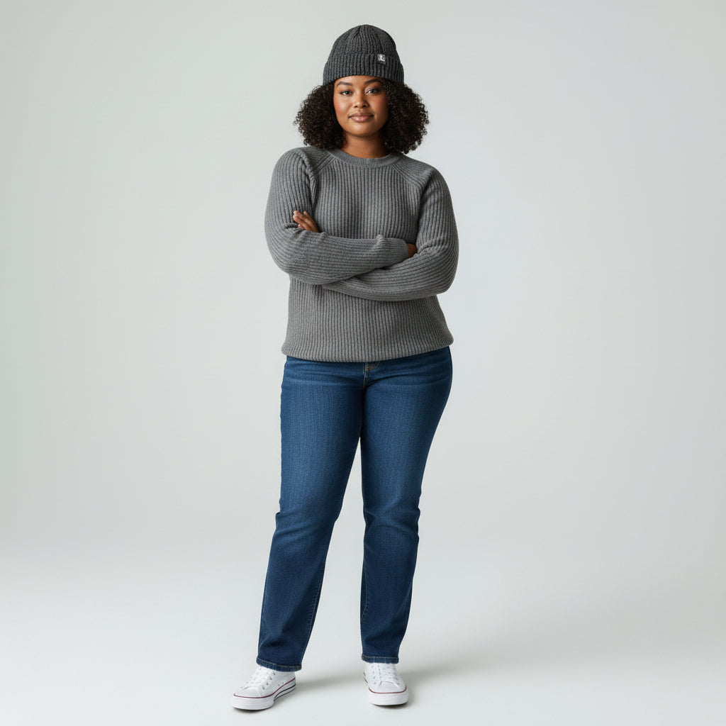 AKBO Purl Knit Chapeau