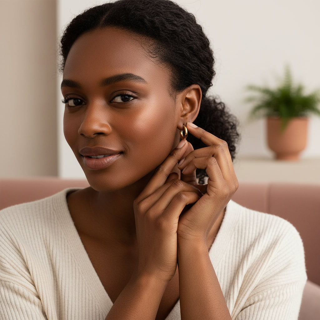 AKBO Shaped Earrings Jewelry Garb Accessary-3