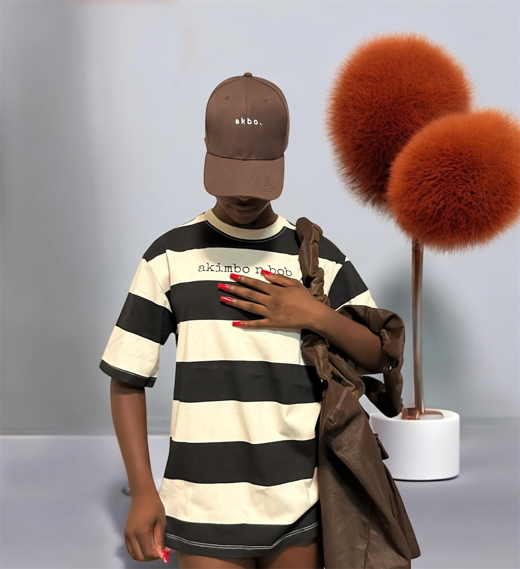 Striped AKBO Loose Fit Garb-3
