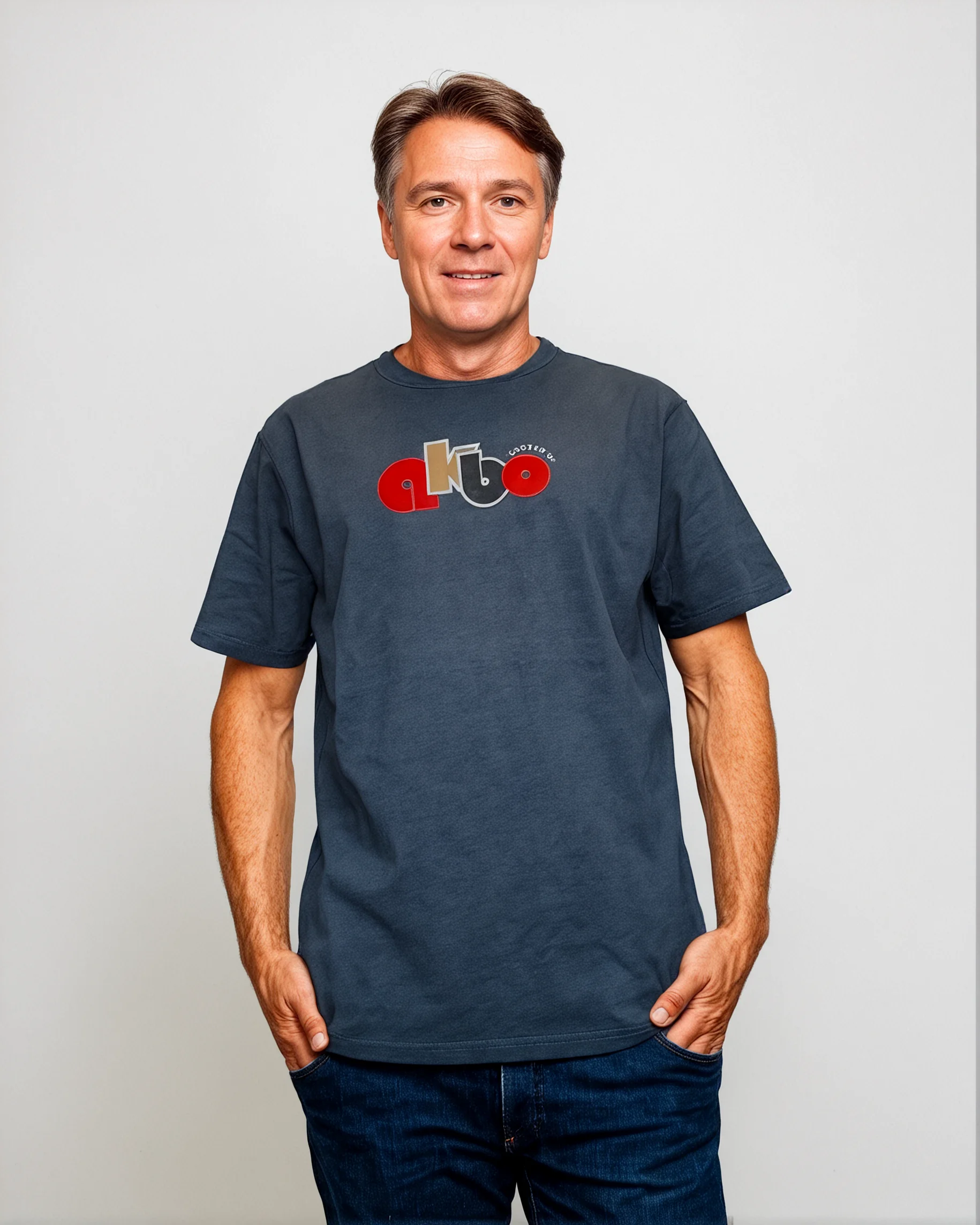 Akimbo n Bob Squiggle Men's Tee