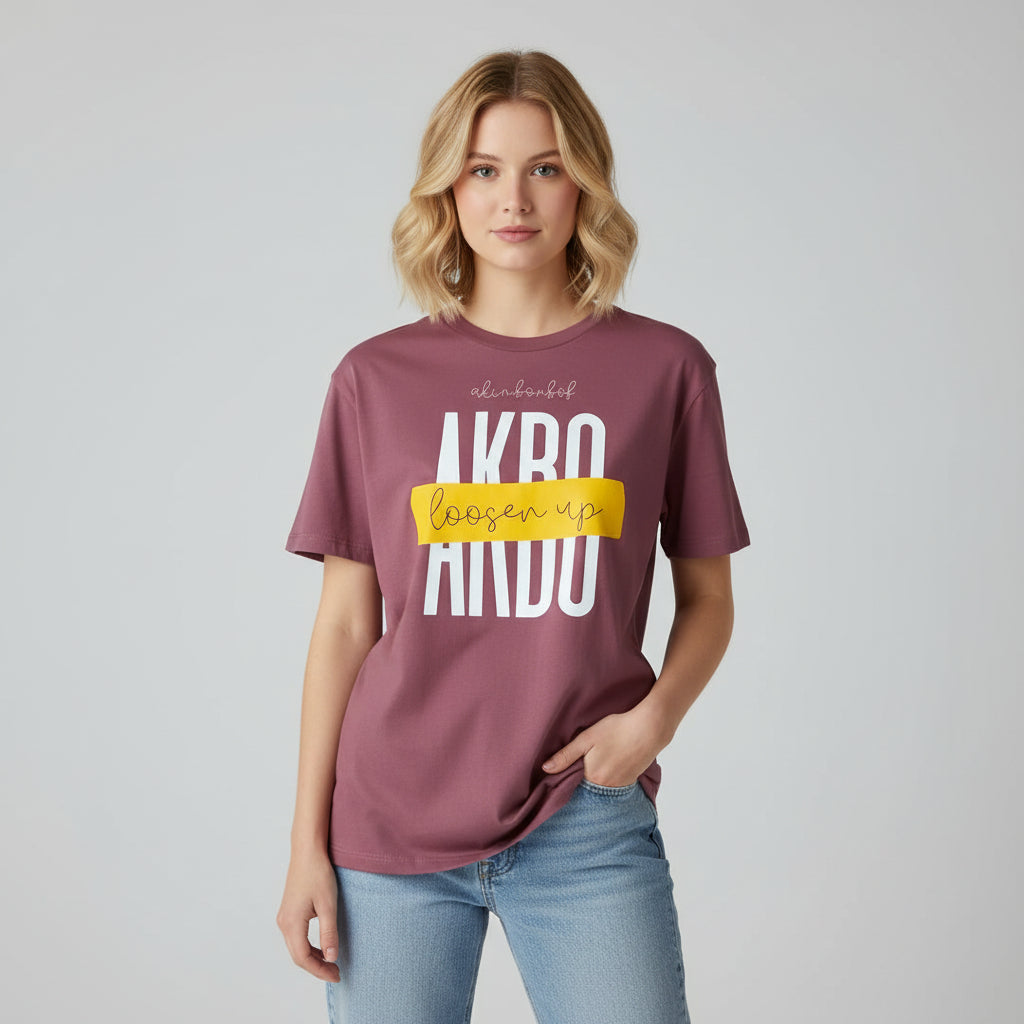 Ylw emb Loosen Up Men's Tee Garb