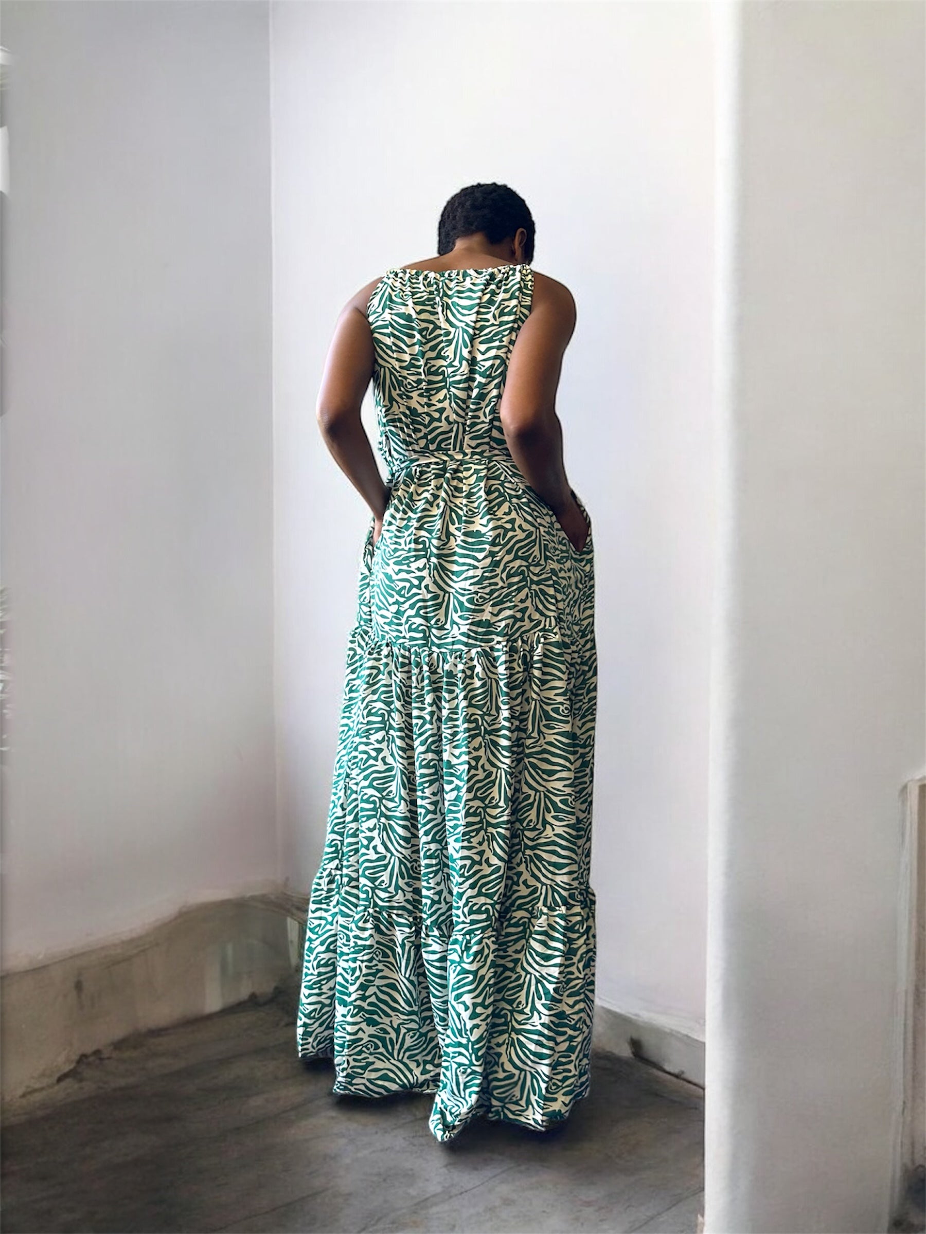 Striped AKBO garb BouBou Dress-2