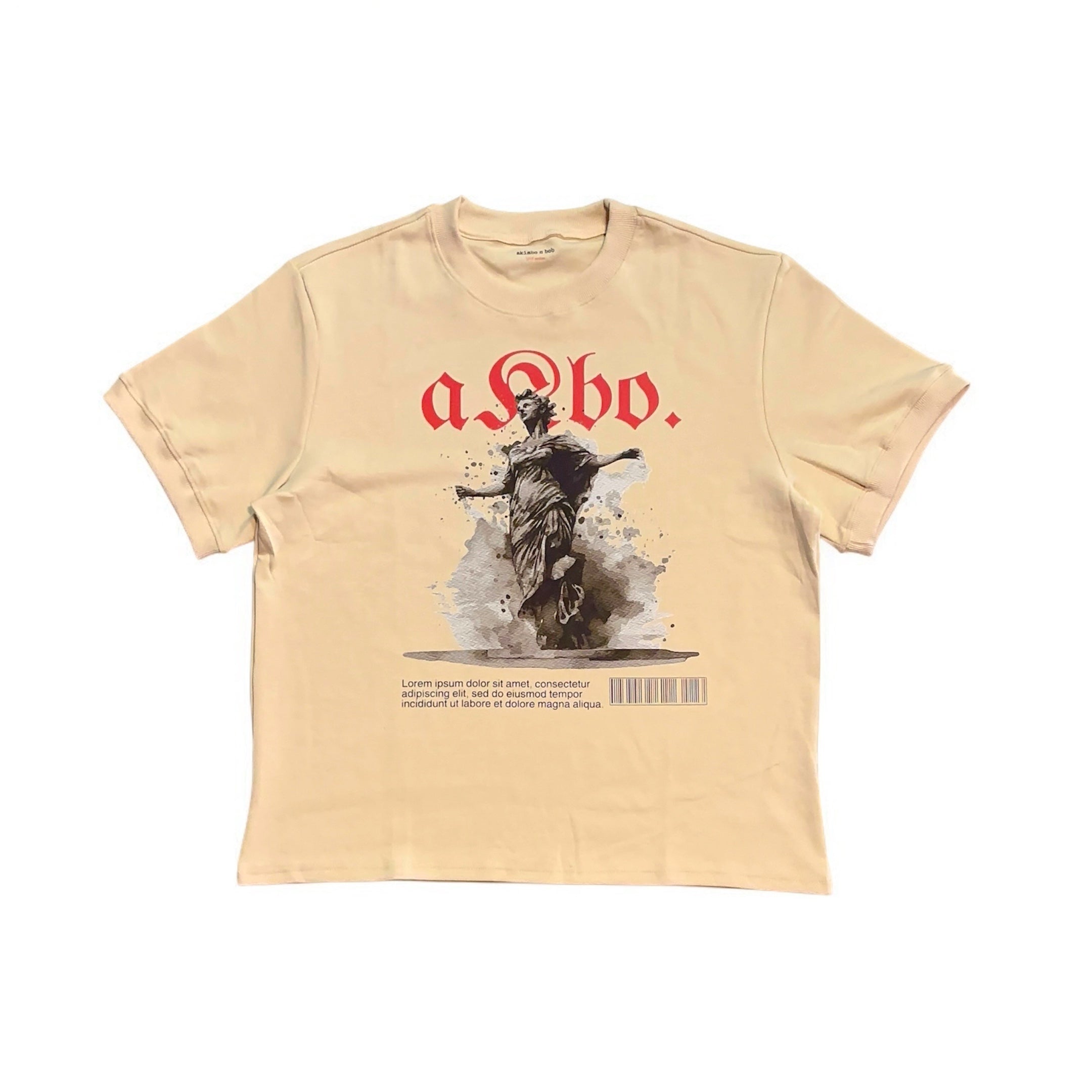 AKBO Men's Barcoded Loose Fit Tee-8