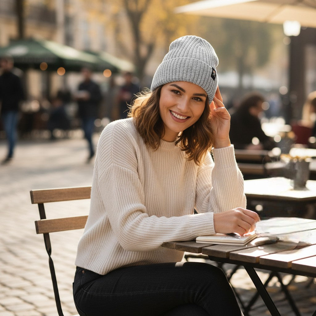 AKBO Knitted Beanie chapeau-4