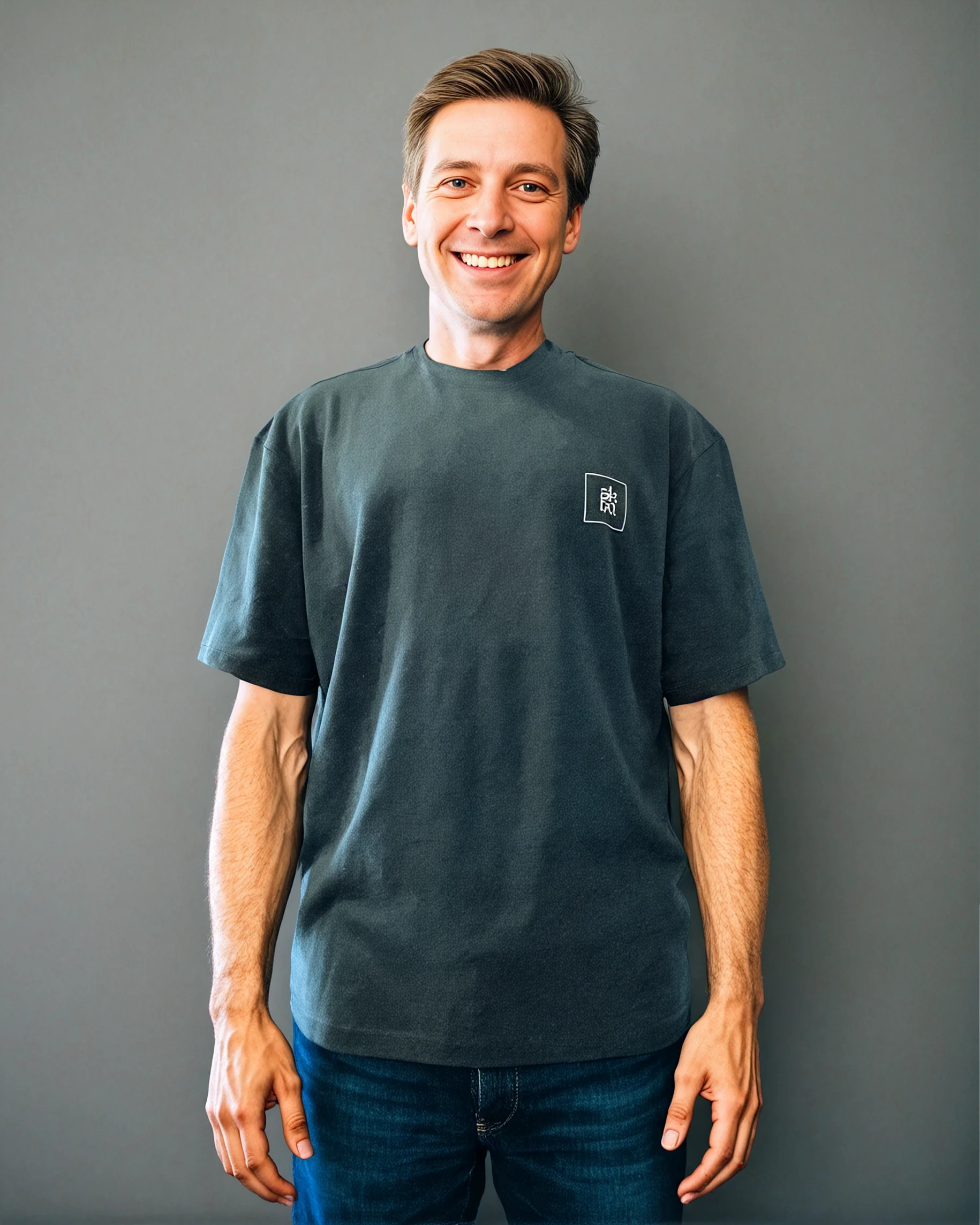 Boxed Badge Men's Tee-4