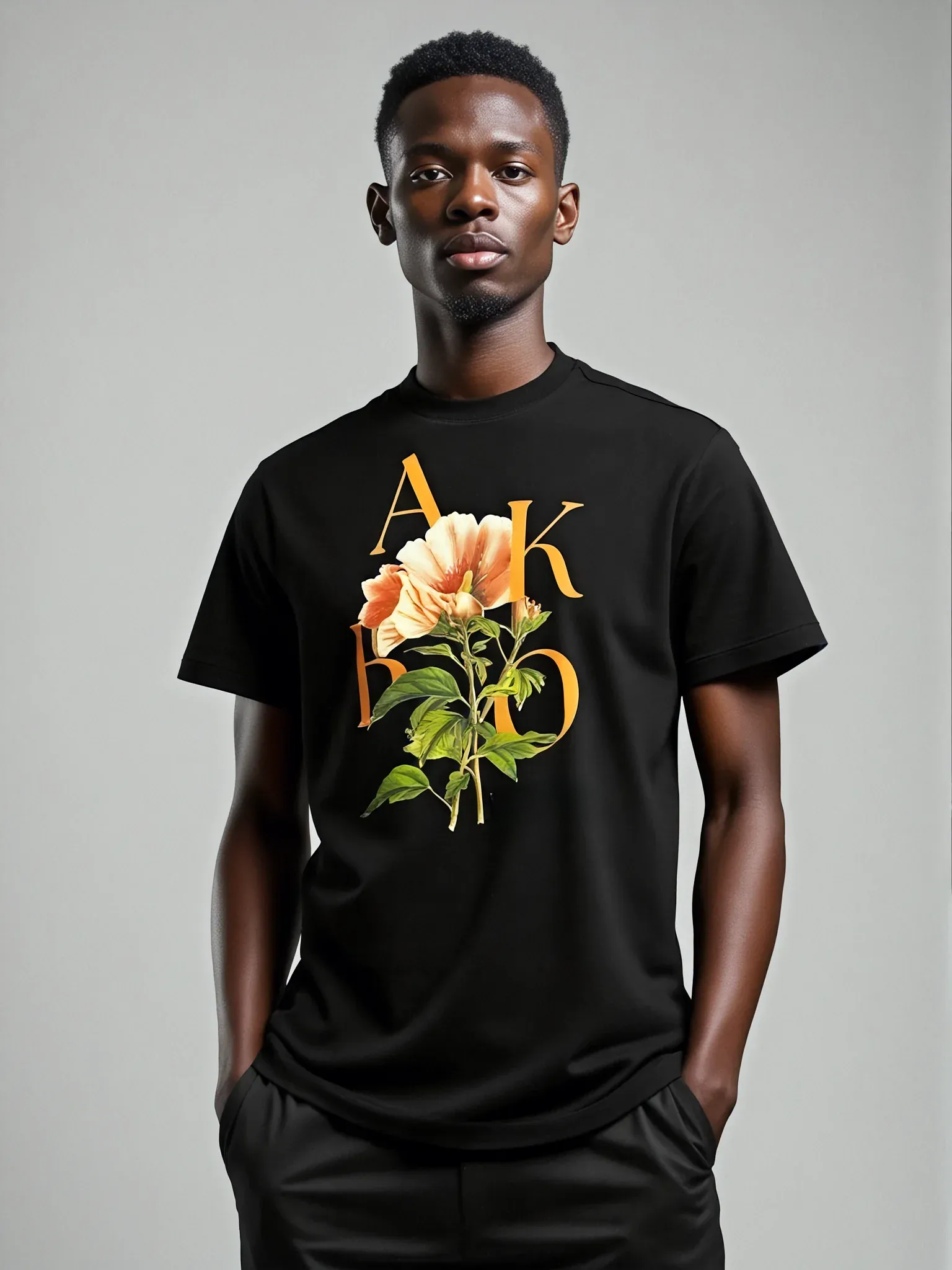 Akimbo n Bob Magnificent Bud Loose Fit Tee Garb
