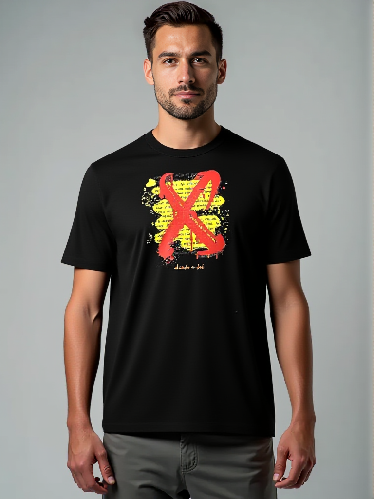 Akimbo n Bob scratched Note Garb Tee-3