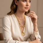 Evil Eye minimalist 3 Layer Jewelry Garb Accessary