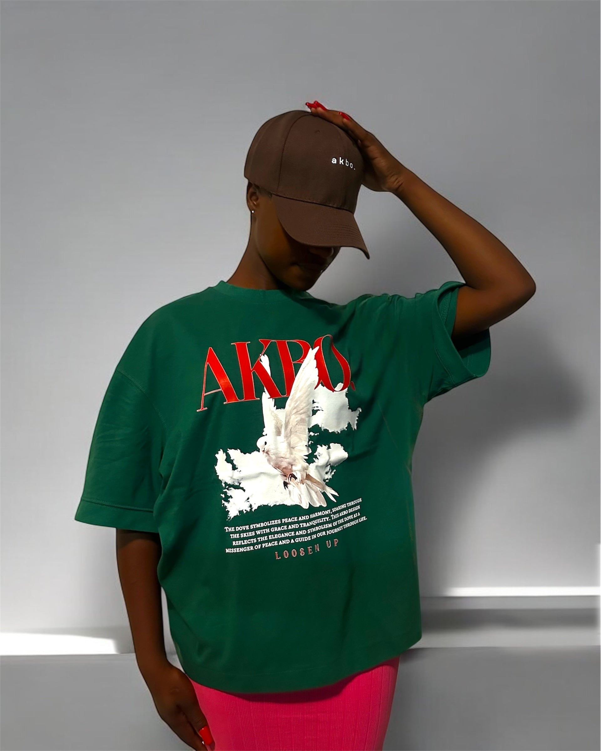 AKBO Men's Grace & Tranquility Loose Fit Tee Garb-3