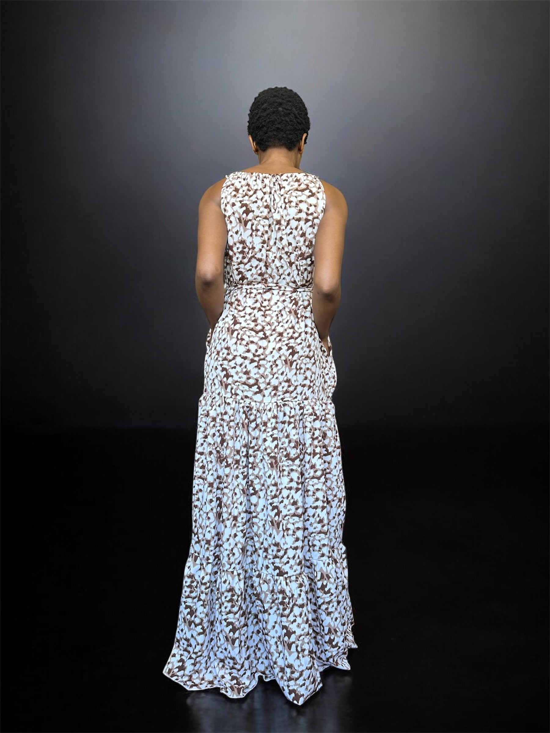 Scattered Grey Ashe BouBou Garb Dress