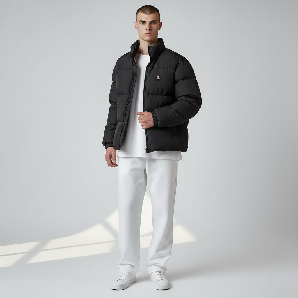 Akimbo n Bob Moon Lad Men's Puffer Jacket