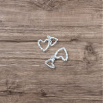 Cascaded Heart Earrings Jewelry