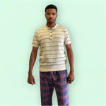 Akimbo n Bob Male's Knitted Lush Polo