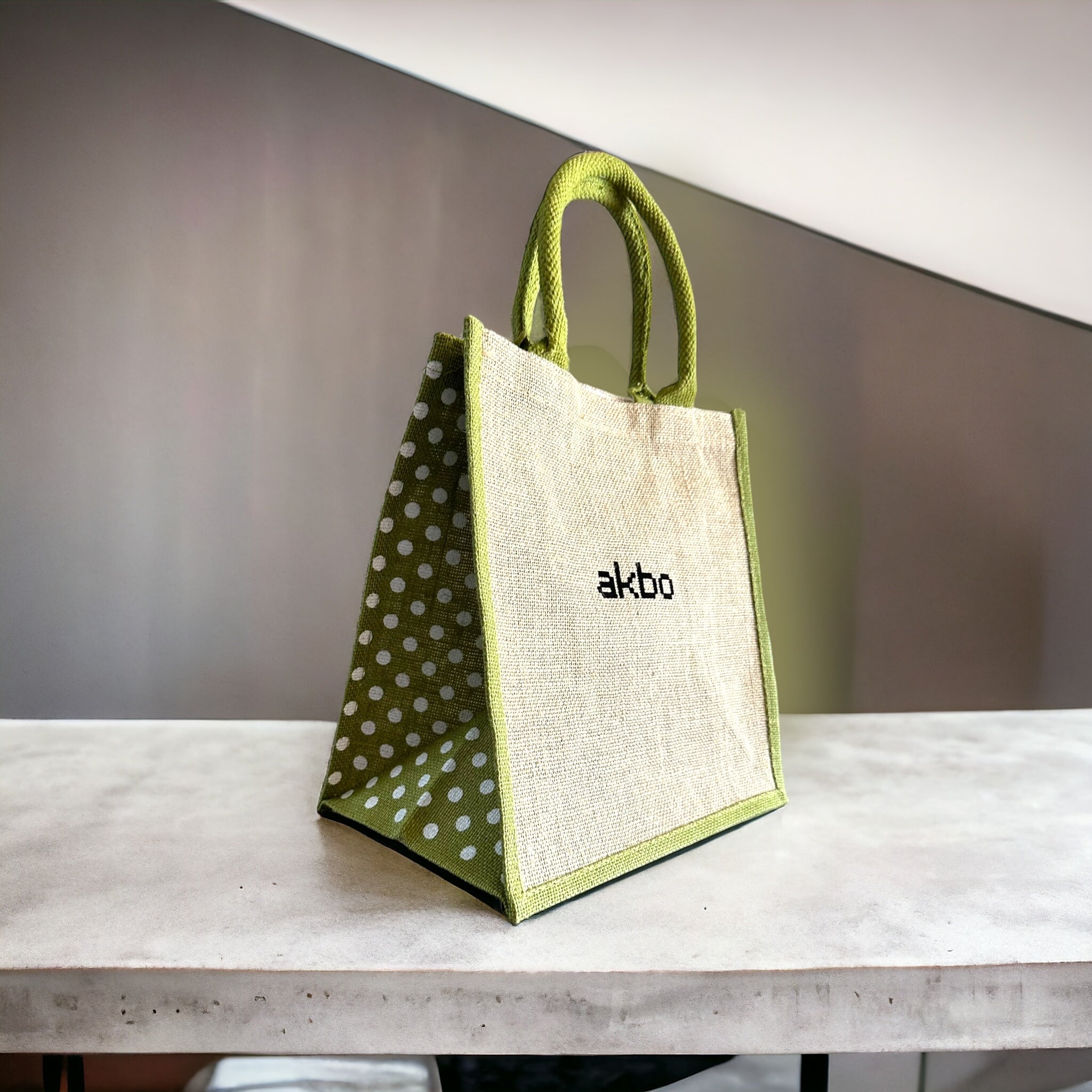 AKBO. Polka Jute Bag-14