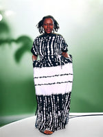 Akimbo n Bob Matrix Glitch Boubou Dress