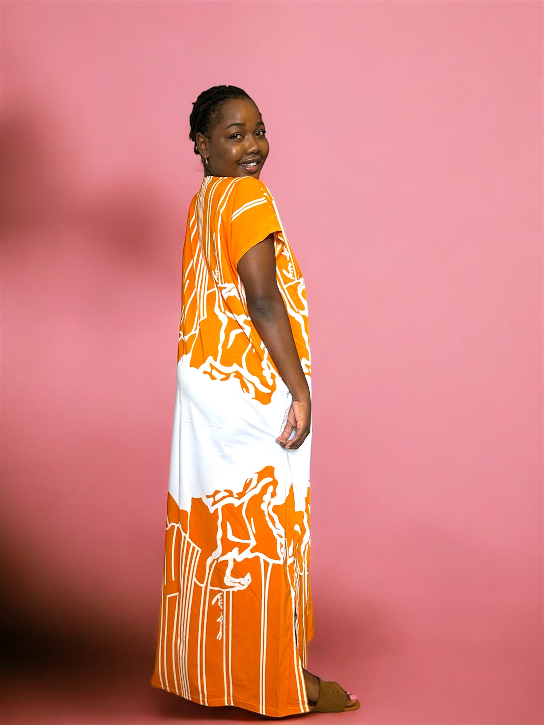 Mazed Akimbo n Bob Boubou Garb Dress-4